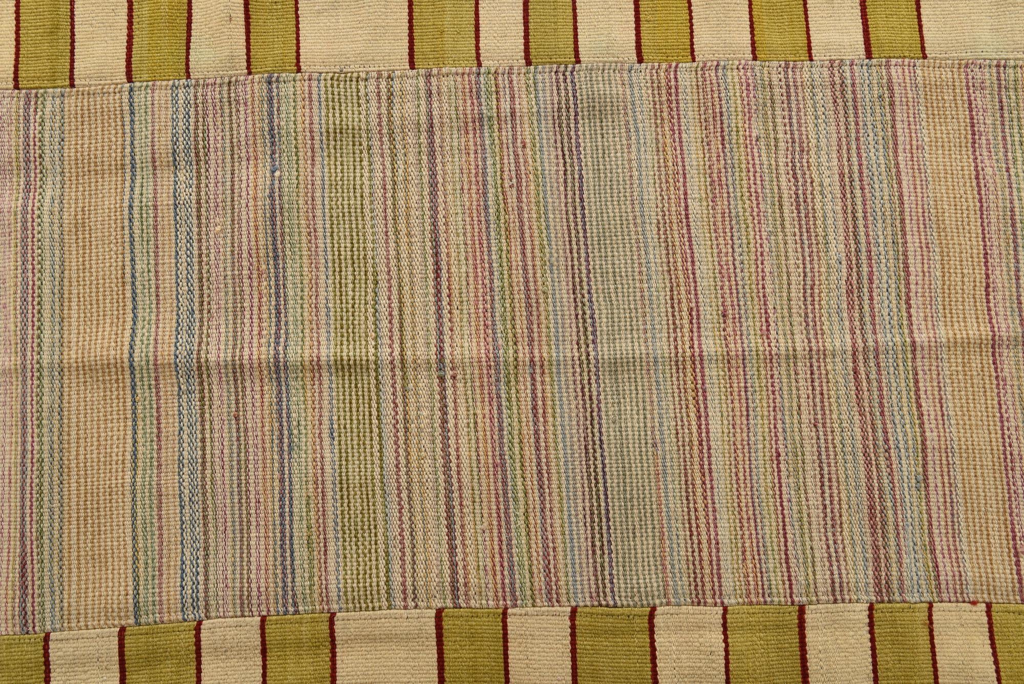 10' 5 x 12' 4 Hand Woven Kilim Modern Wool Rug