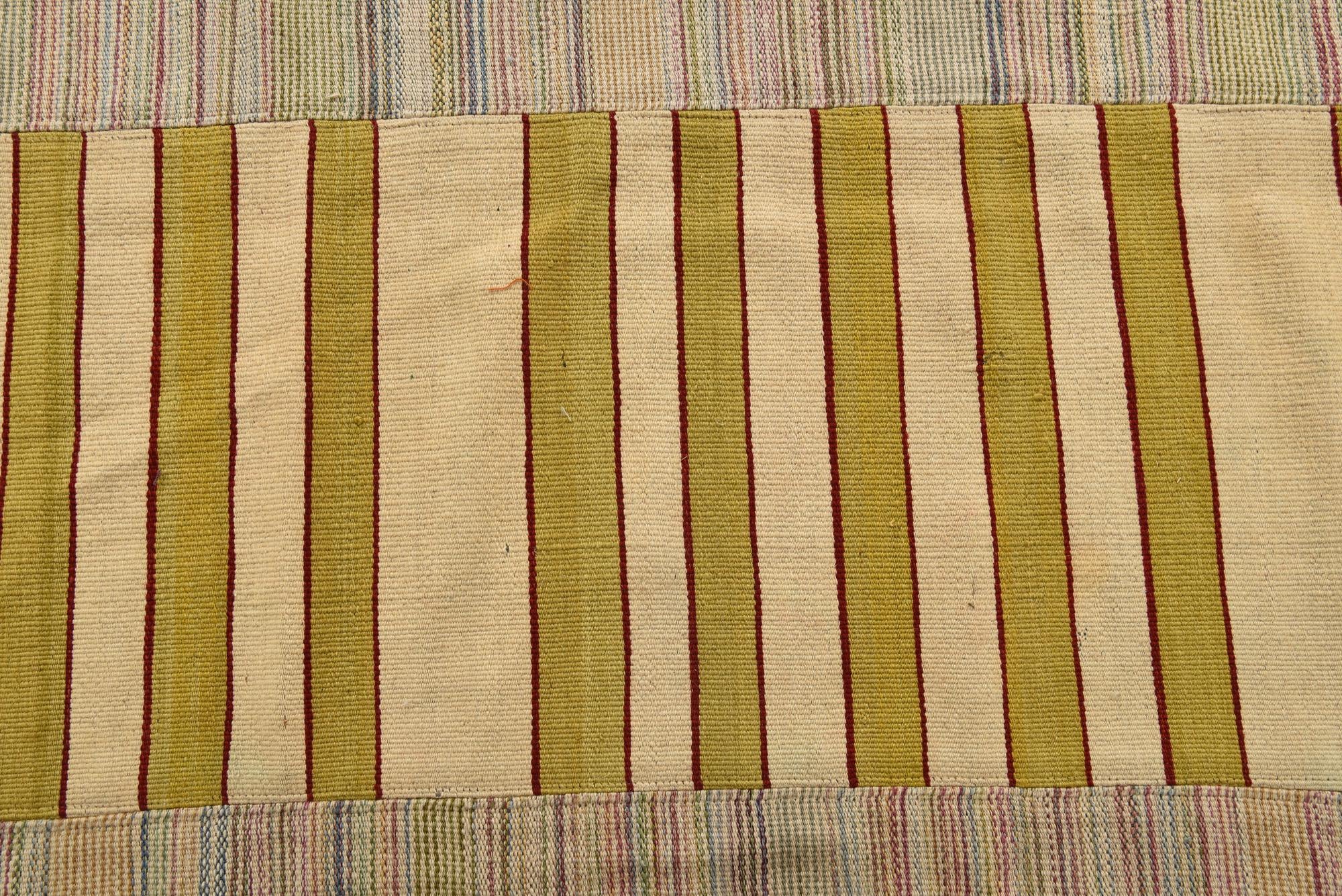 10' 5 x 12' 4 Hand Woven Kilim Modern Wool Rug