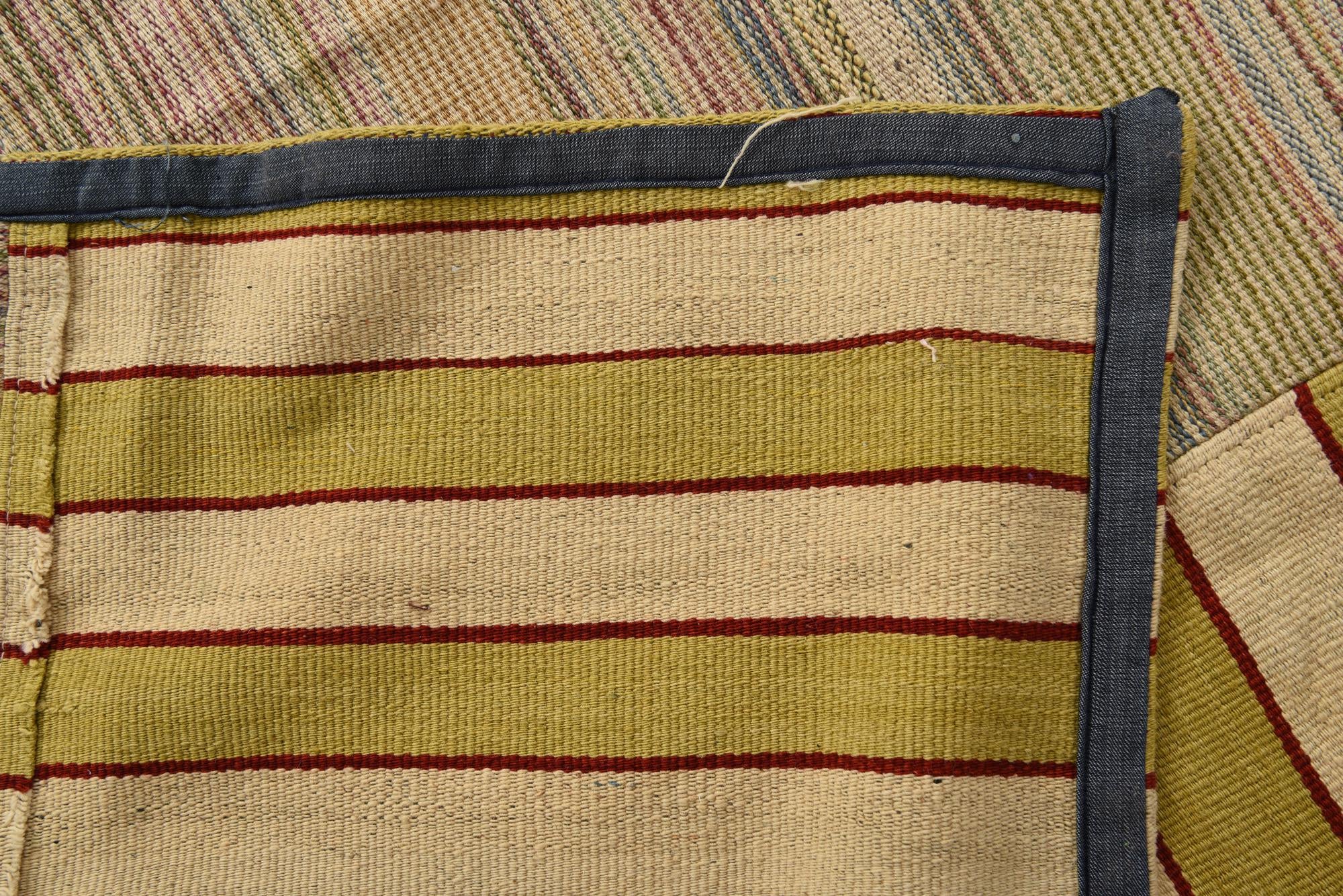 10' 5 x 12' 4 Hand Woven Kilim Modern Wool Rug