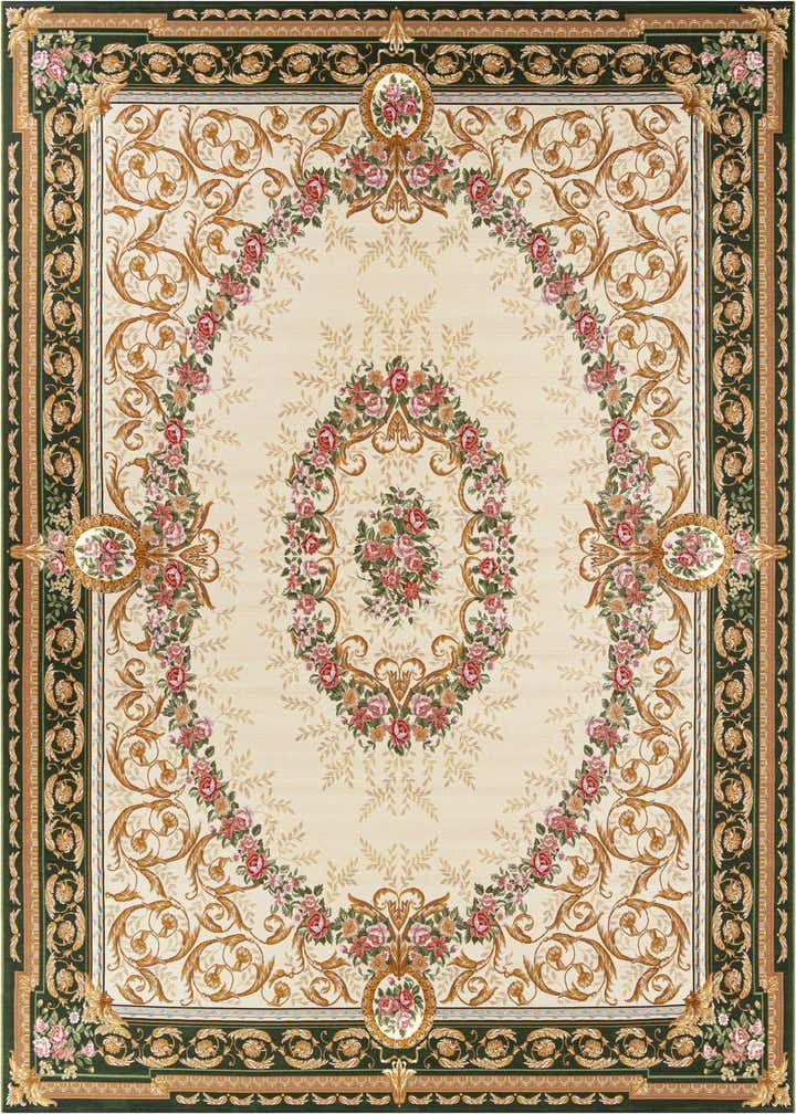 10' x 14' Easy-Clean Traditional Indoor / Outdoor Rug