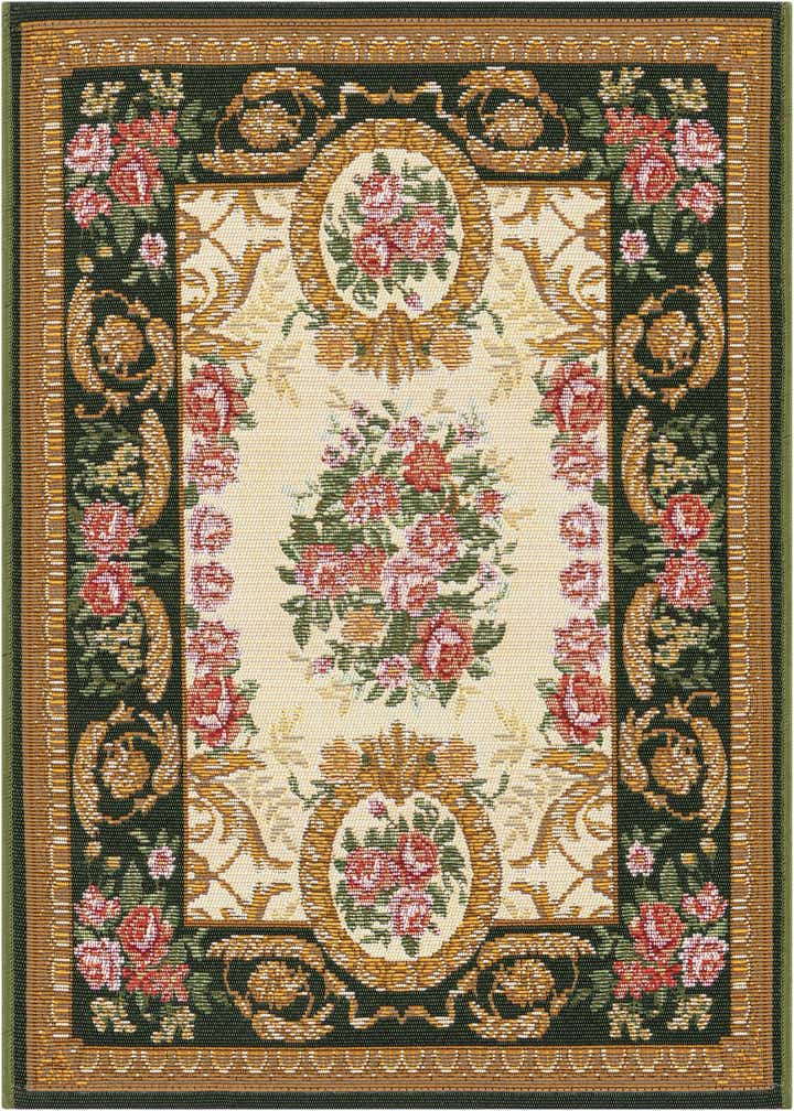 2' x 3' Easy-Clean Traditional Indoor / Outdoor Rug