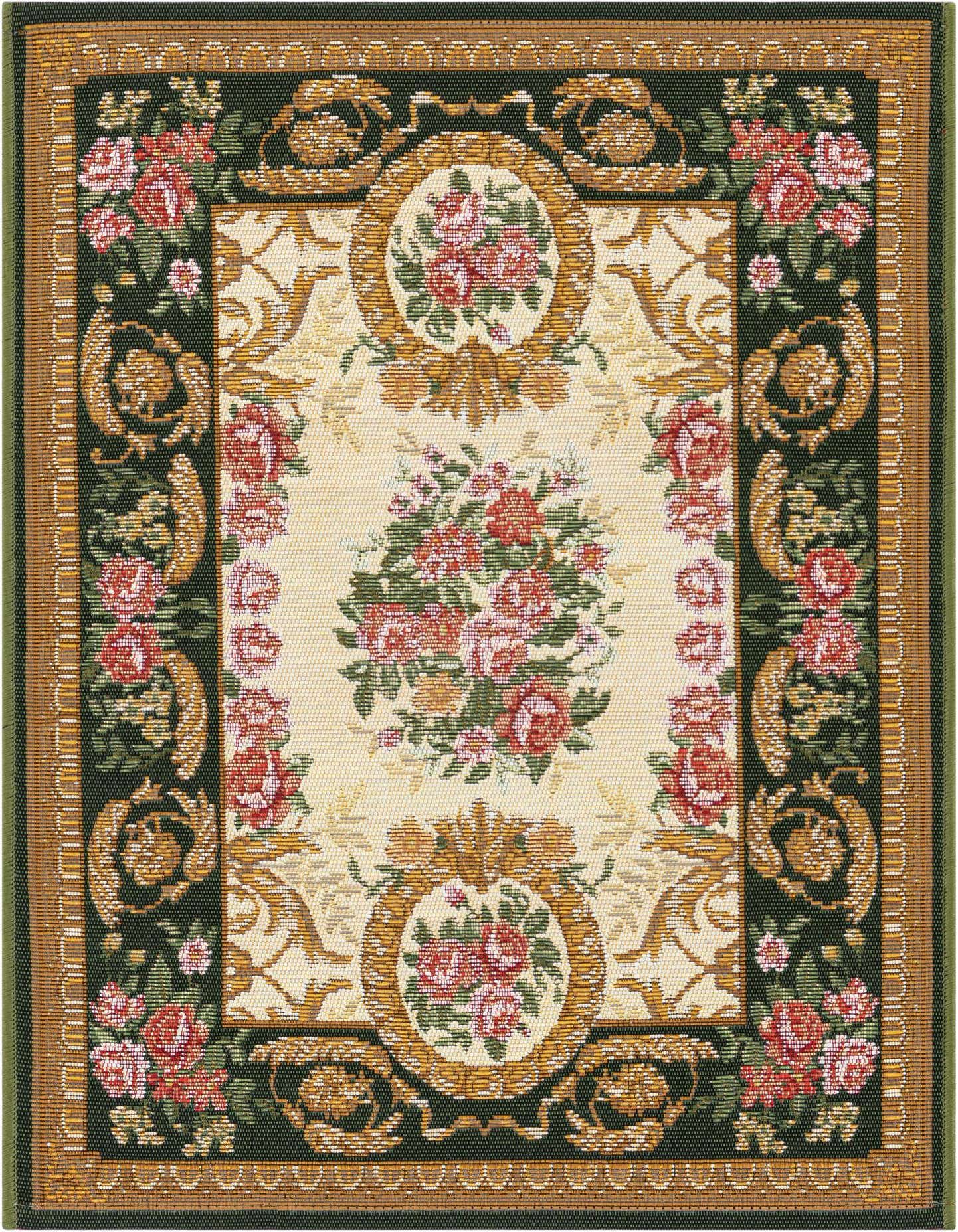 2' x 3' Easy-Clean Traditional Indoor / Outdoor Rug