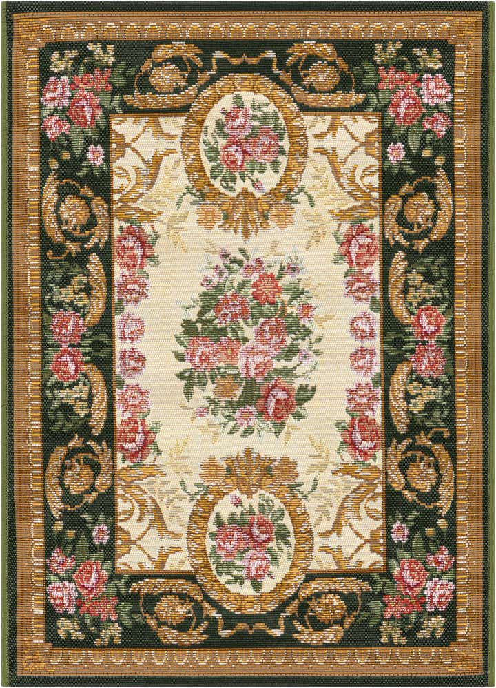 2' x 3' Easy-Clean Traditional Indoor / Outdoor Rug