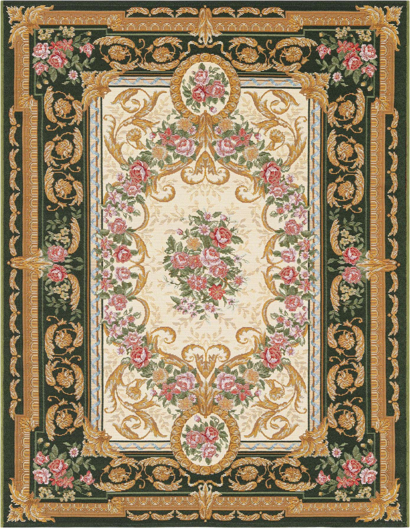 4' x 6' Easy-Clean Traditional Indoor / Outdoor Rug