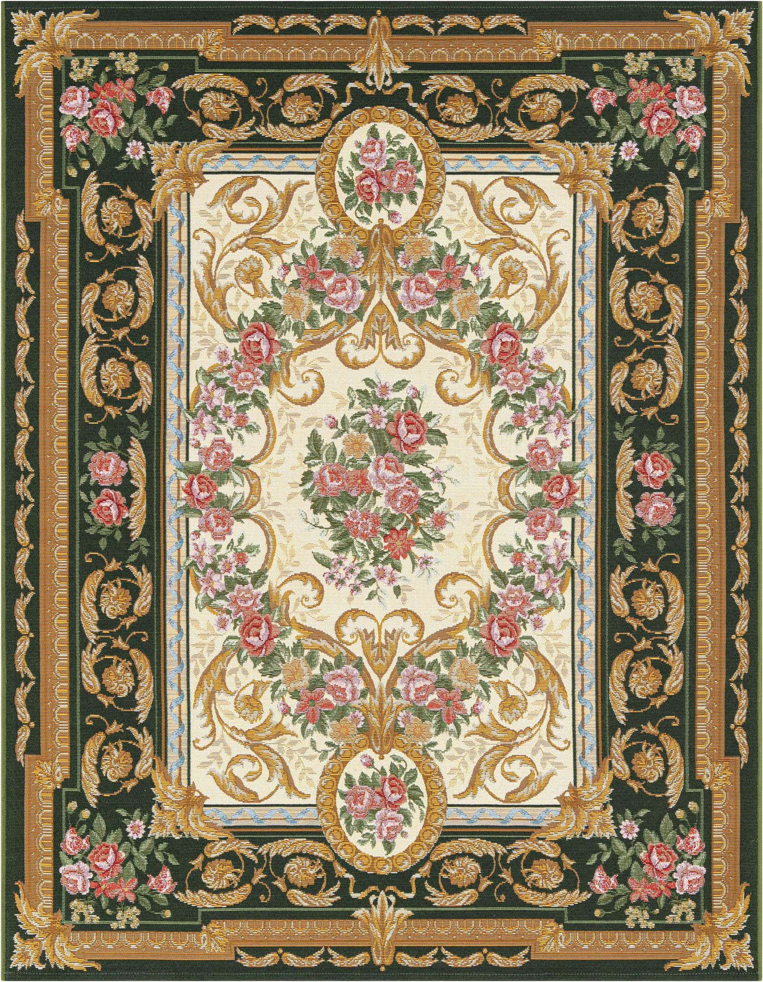 5' x 7' Easy-Clean Traditional Indoor / Outdoor Rug