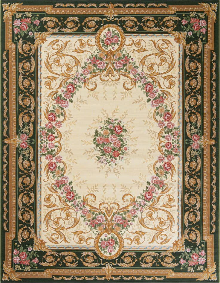 Detail image of 6' x 9' Easy-Clean Traditional Indoor / Outdoor Rug
