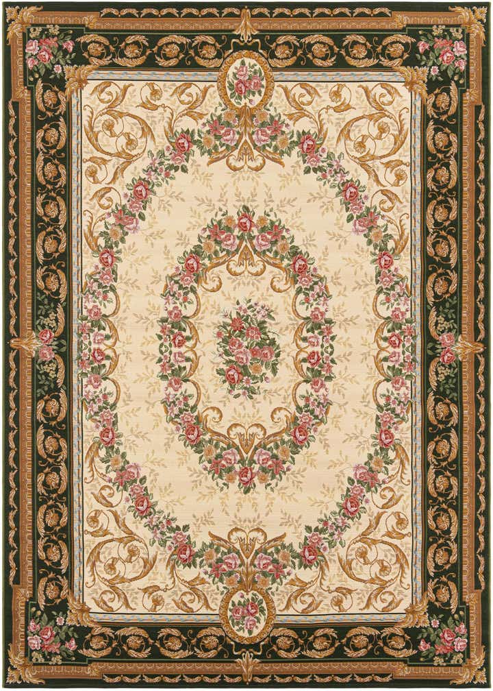 7' 10 x 10' Easy-Clean Traditional Indoor / Outdoor Rug