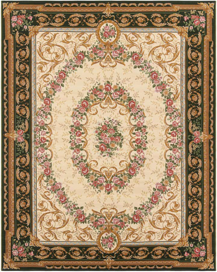 7' 10 x 10' Easy-Clean Traditional Indoor / Outdoor Rug
