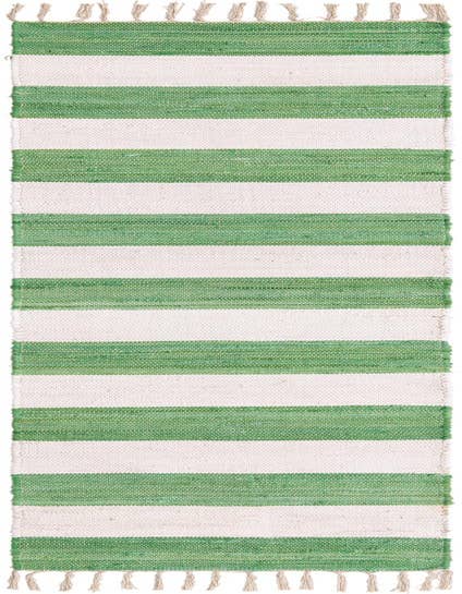 Detail image of 2' 2 x 10' Hand Woven Chindi Rag Runner Rug