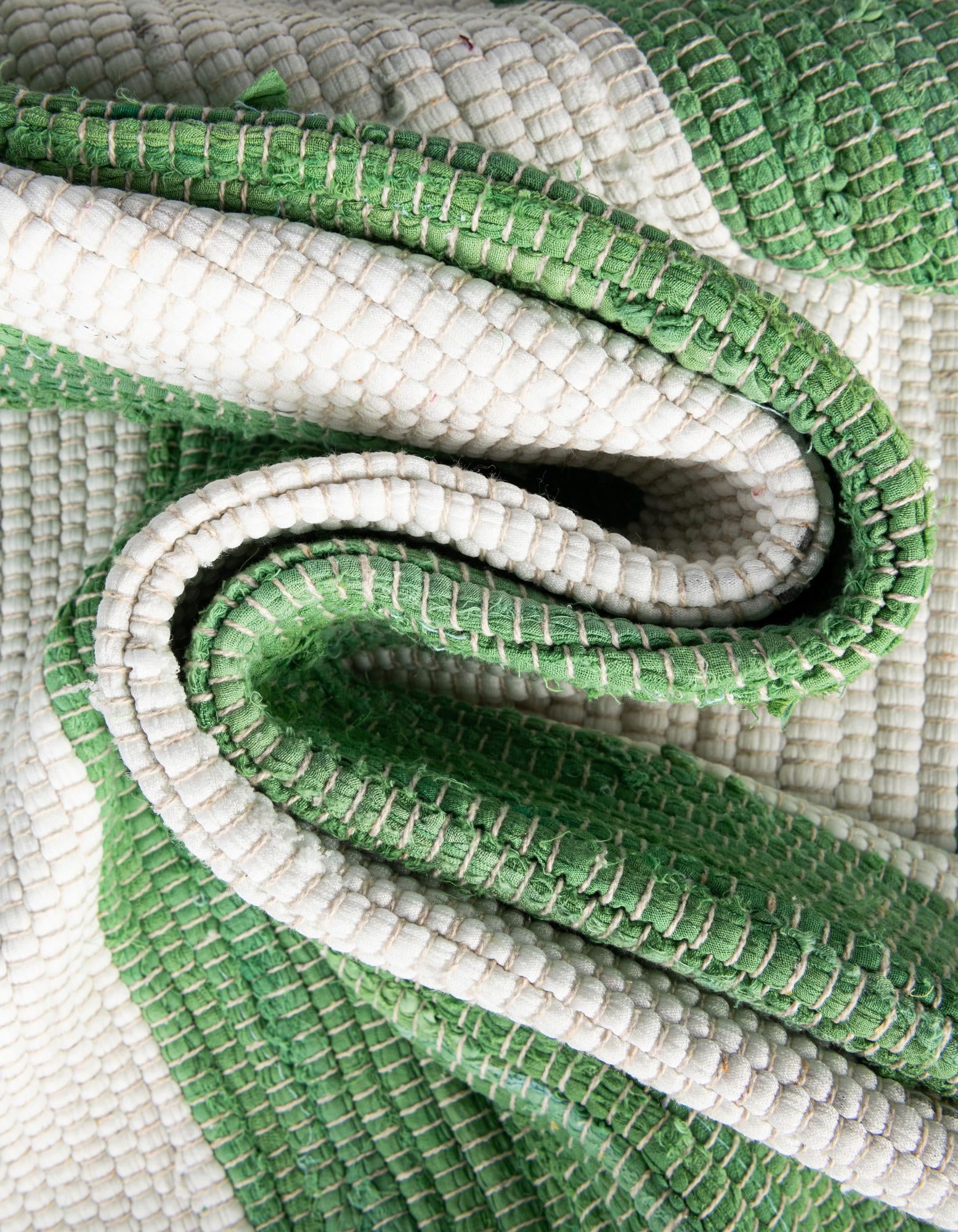 2' 2 x 8' Hand Woven Chindi Rag Runner Rug