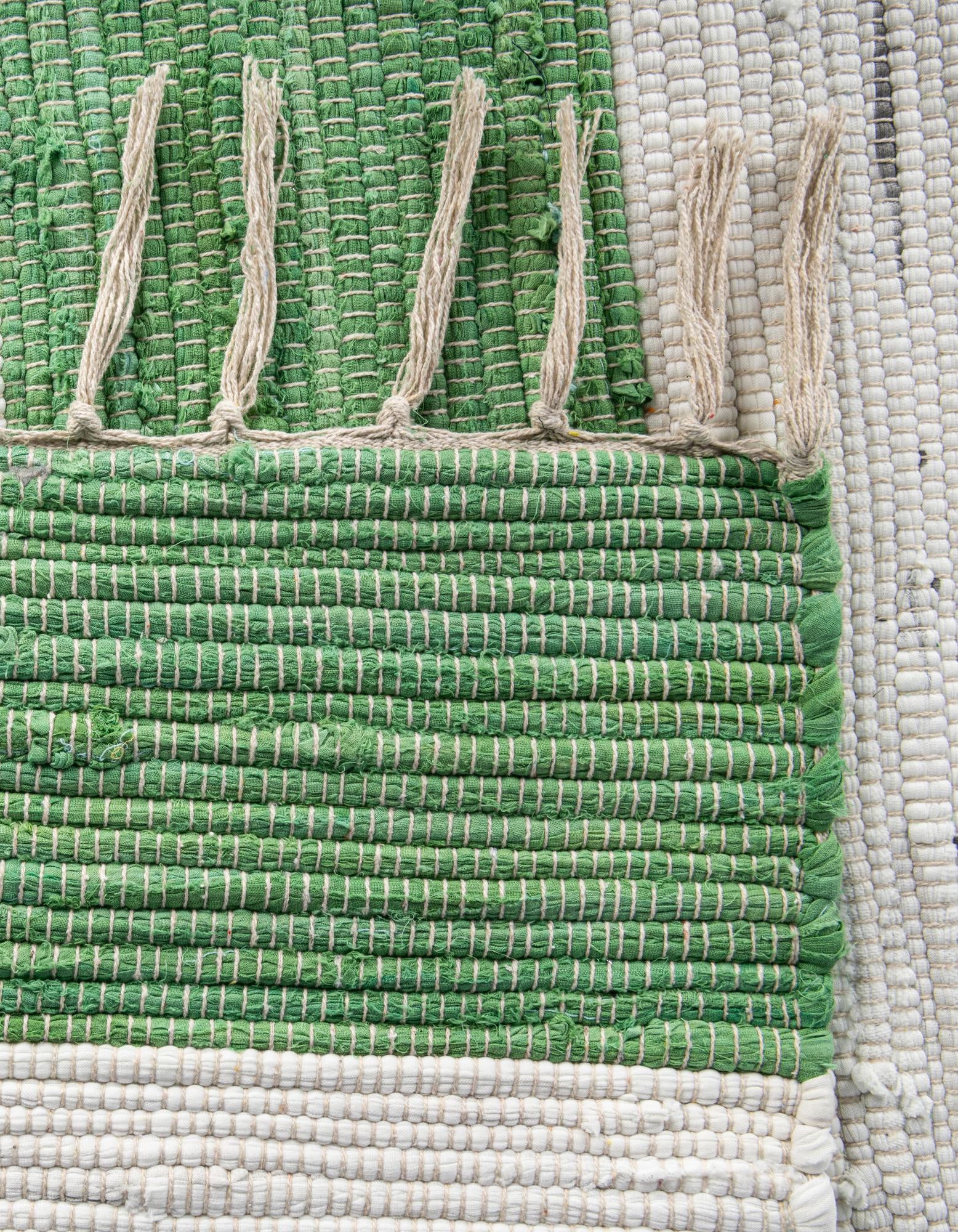 2' 2 x 8' Hand Woven Chindi Rag Runner Rug