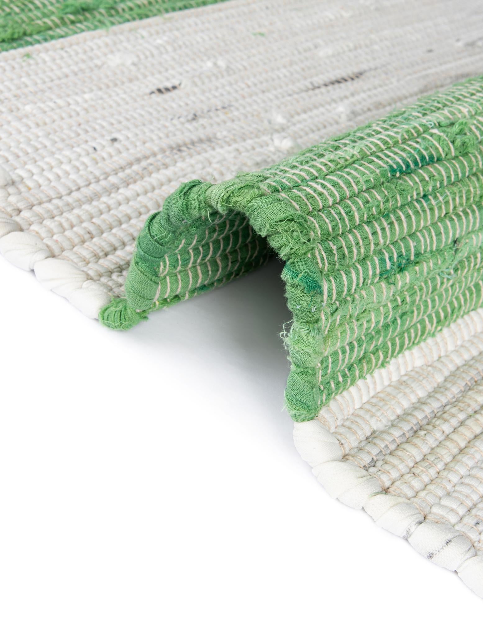 2' 2 x 8' Hand Woven Chindi Rag Runner Rug
