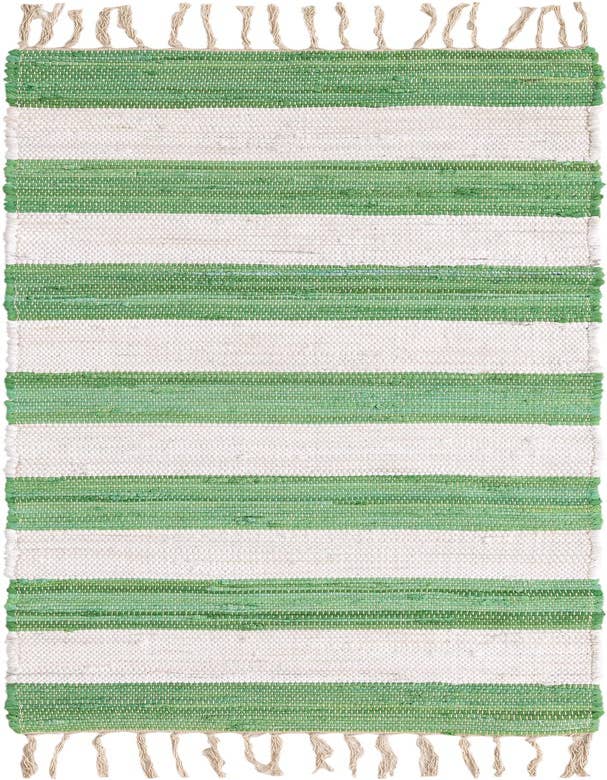 Detail image of 2' 2 x 6' 1 Hand Woven Chindi Rag Runner Rug