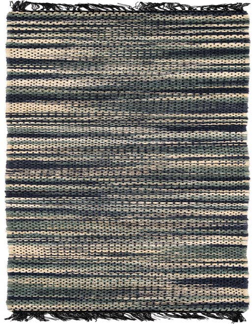Detail image of 2' 7 x 10' Hand Woven Chunky Jute Runner Rug
