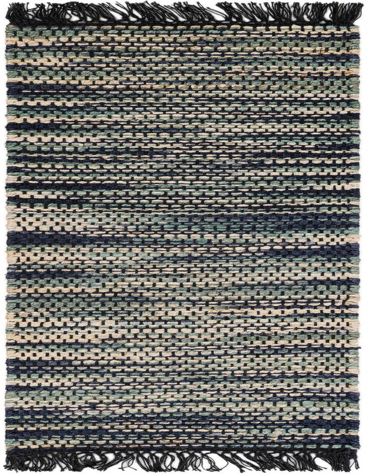 Detail image of 2' x 5' 1 Hand Woven Chunky Jute Runner Rug