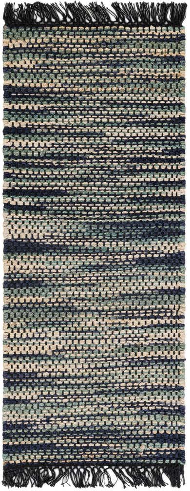 2' x 5' 1 Hand Woven Chunky Jute Runner Rug