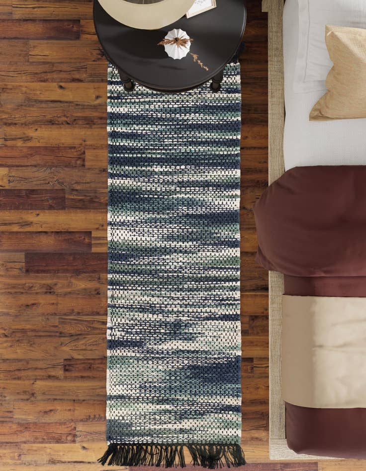 Detail image of 2' x 5' 1 Hand Woven Chunky Jute Runner Rug