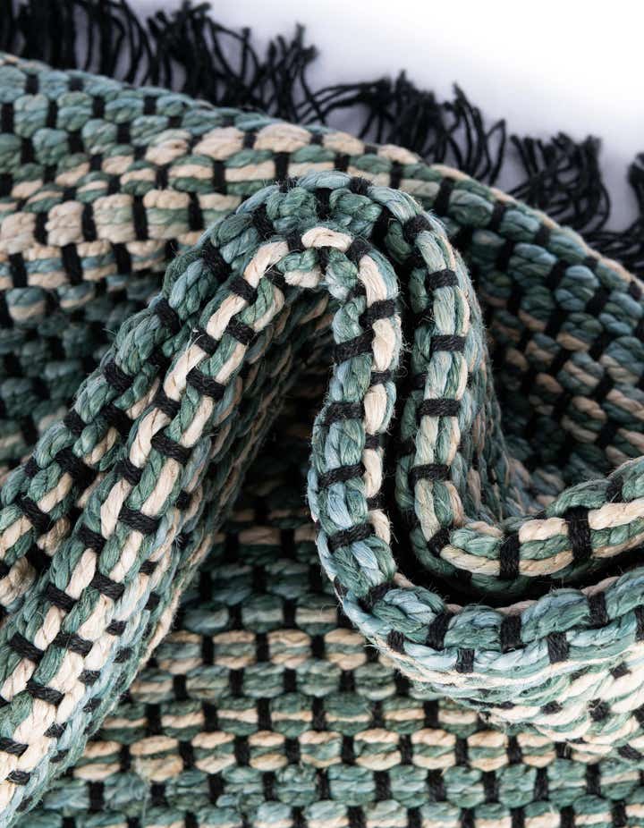 2' x 5' 1 Hand Woven Chunky Jute Runner Rug