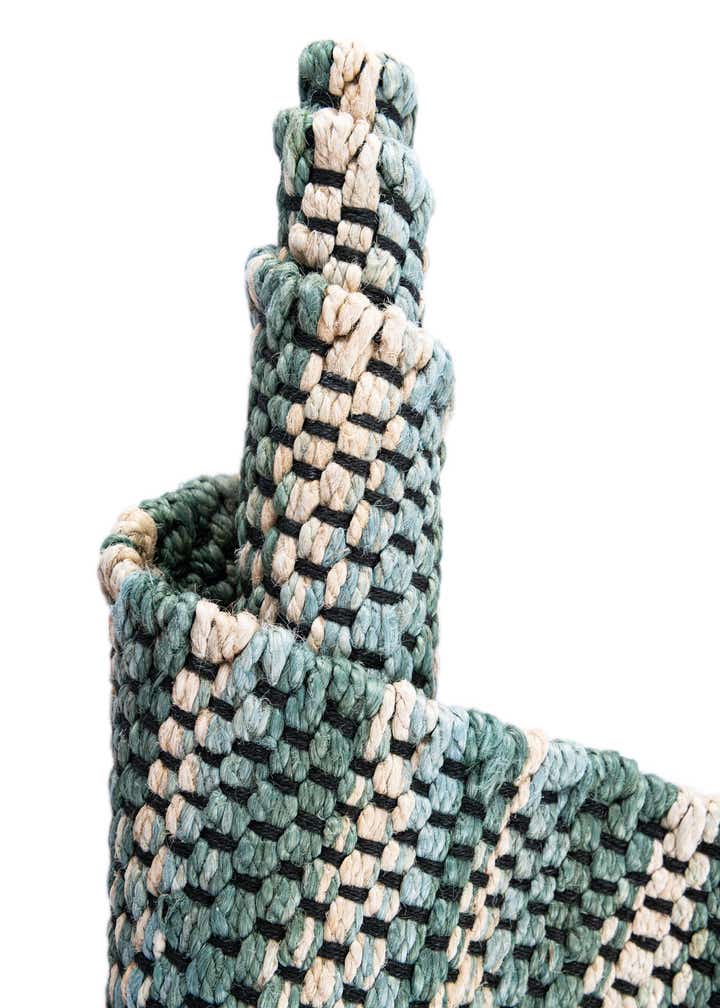 2' x 5' 1 Hand Woven Chunky Jute Runner Rug