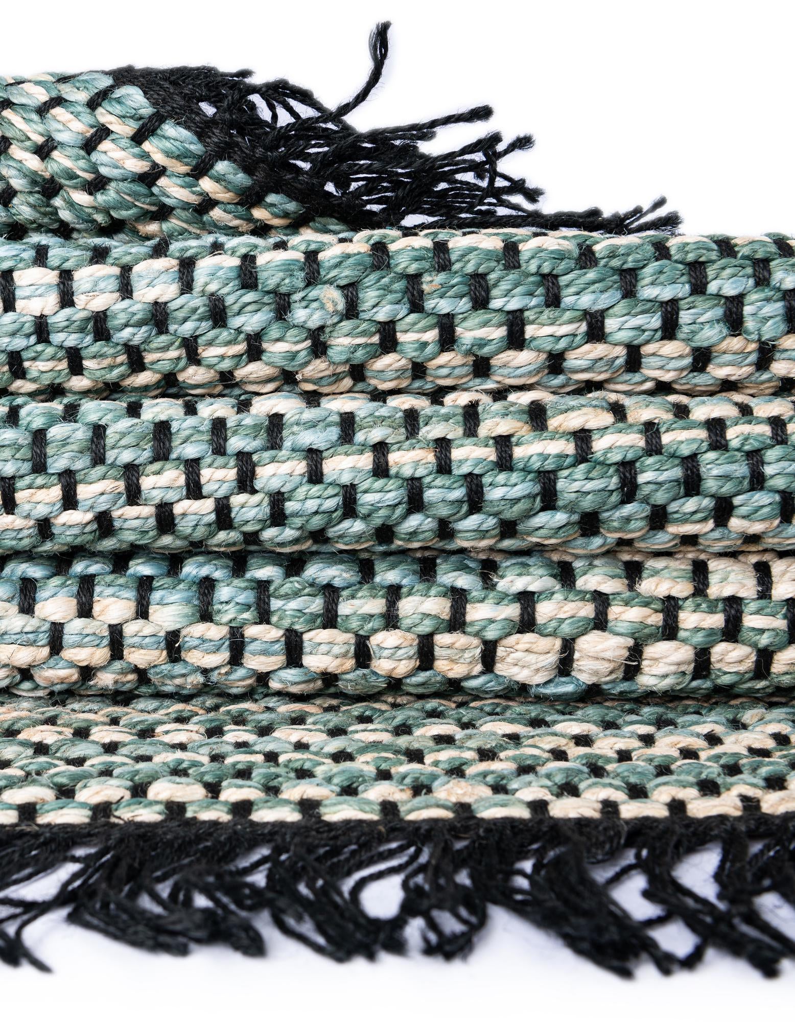 2' 7 x 10' Hand Woven Chunky Jute Runner Rug