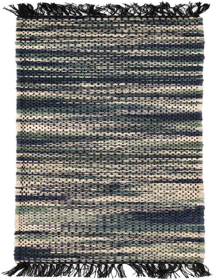 Detail image of 2' x 6' 1 Hand Woven Chunky Jute Runner Rug