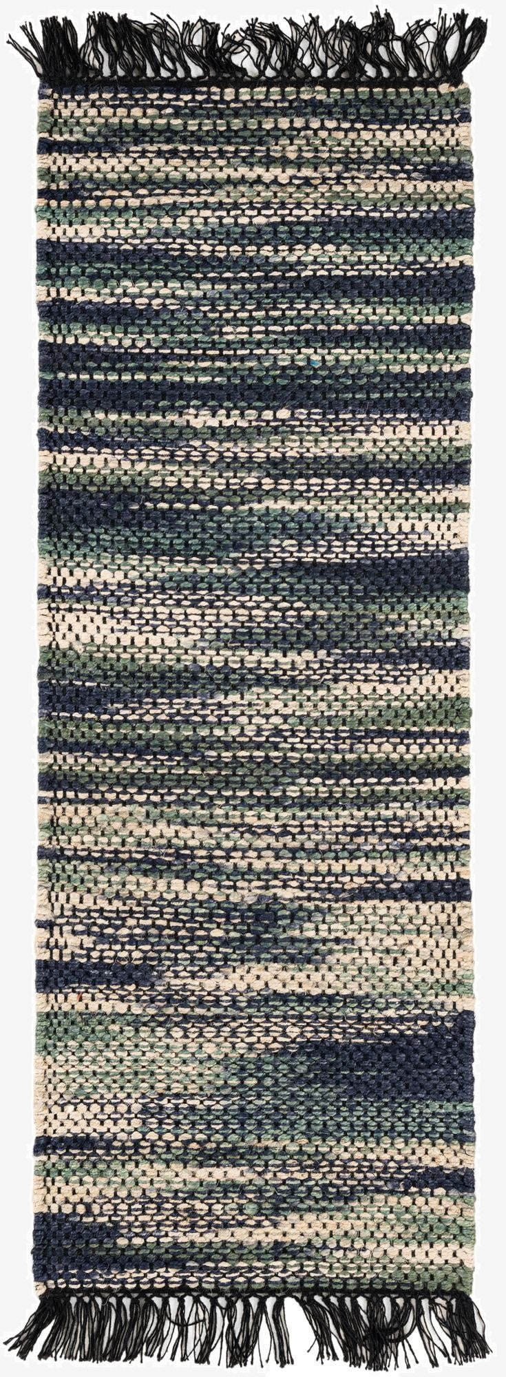 2' x 6' 1  Hand Woven Chunky Jute Runner Rug