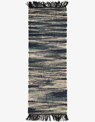2' x 6' 1 Hand Woven Chunky Jute Runner Rug