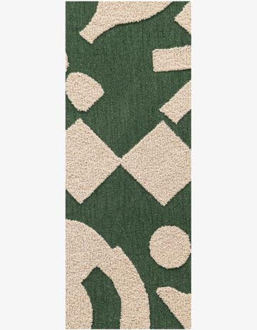 2' x 6' 1 Handtufted Wool Runner Rug