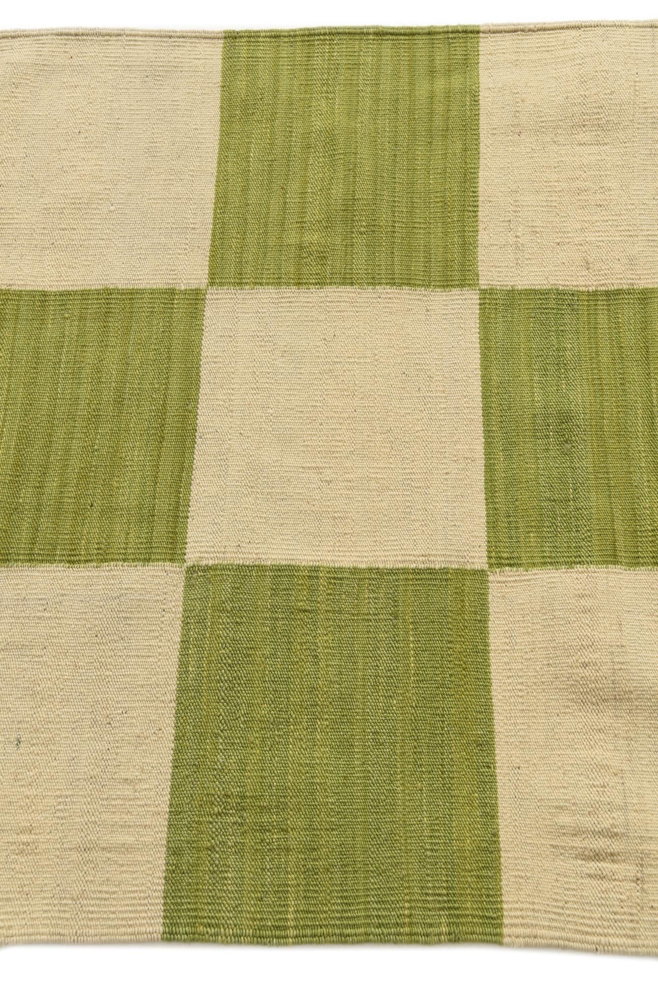 2' 10 x 9' 8 Hand Woven Kilim Modern Wool Runner Rug
