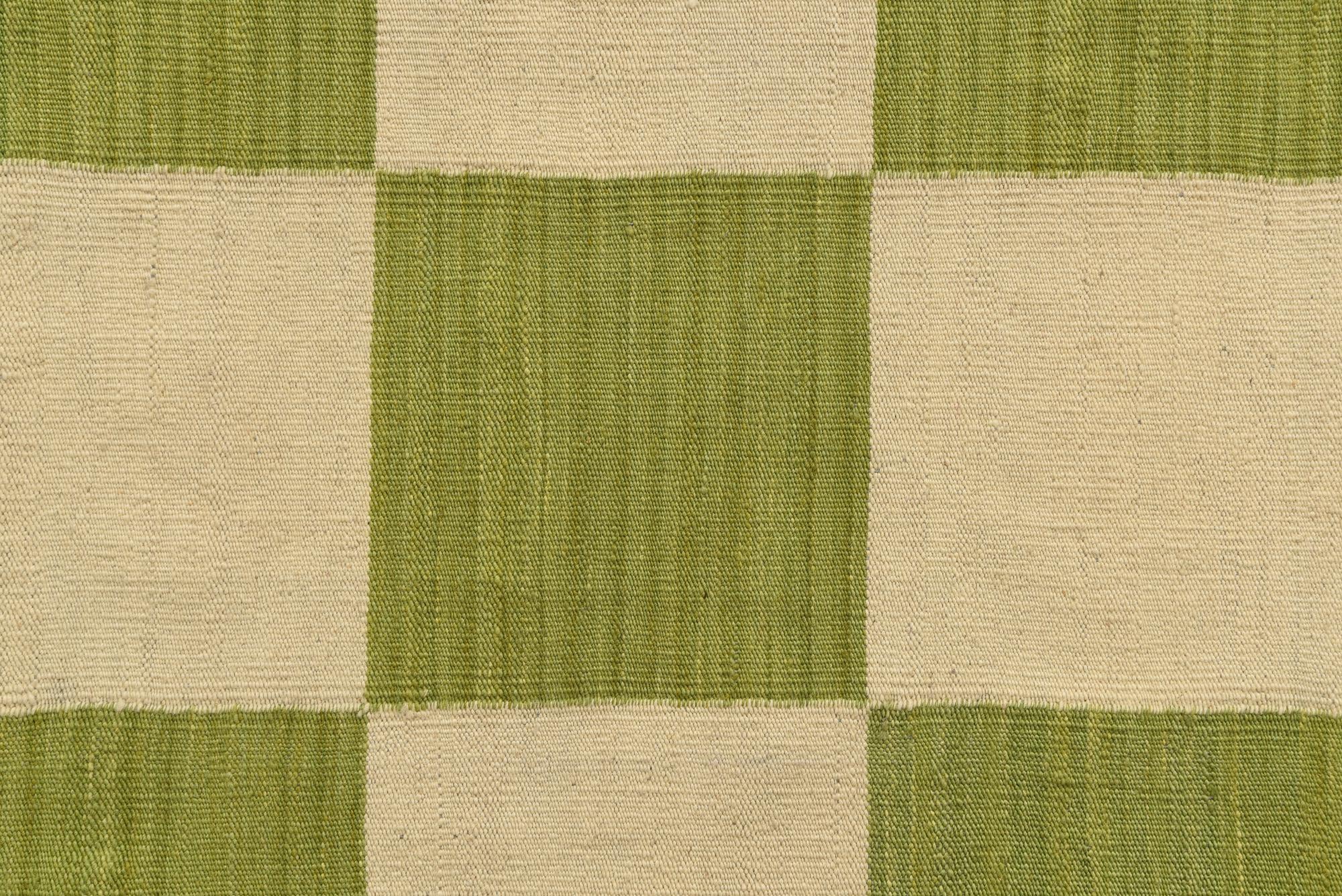 2' 10 x 9' 8 Hand Woven Kilim Modern Wool Runner Rug
