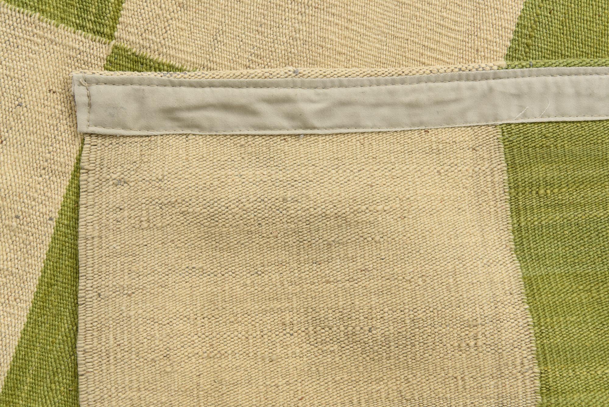 2' 10 x 9' 8 Hand Woven Kilim Modern Wool Runner Rug