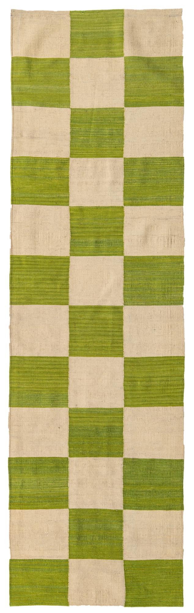 2' 10 x 9' 8 Hand Woven Kilim Modern Wool Runner Rug
