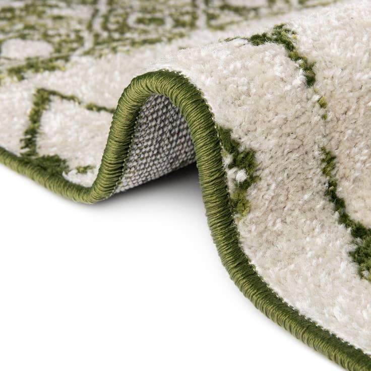 Detail image of 2' x 6' Moroccan Trellis Runner Rug