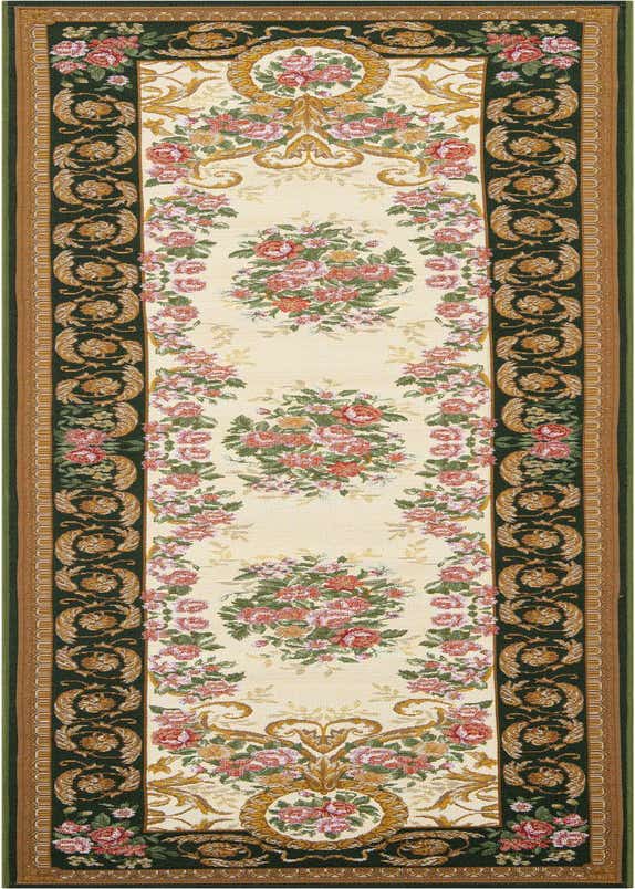2' 7 x 10' Easy-Clean Traditional Indoor / Outdoor Runner Rug