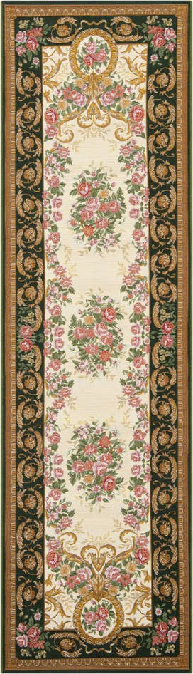 Detail image of 2' 7 x 10' Easy-Clean Traditional Indoor / Outdoor Runner Rug