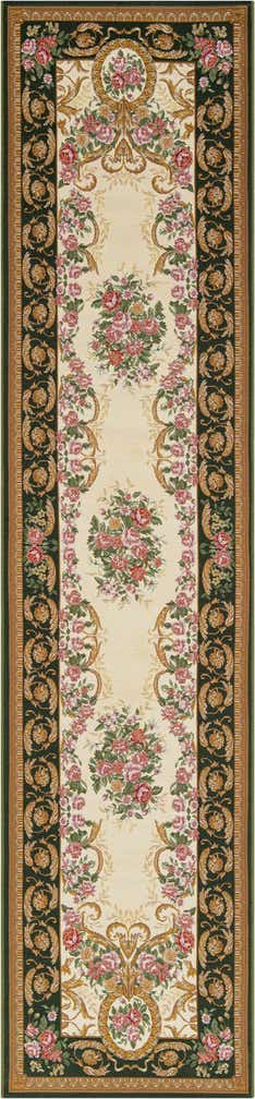 2' 7 x 12' Easy-Clean Traditional Indoor / Outdoor Runner Rug