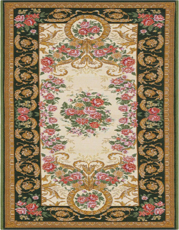 Detail image of 2' x 5' Easy-Clean Traditional Indoor / Outdoor Runner Rug