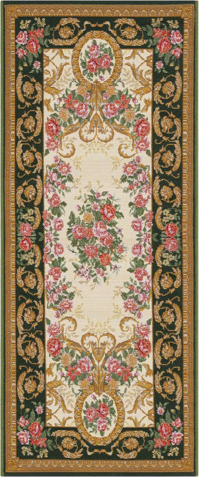 Detail image of 2' x 5' Easy-Clean Traditional Indoor / Outdoor Runner Rug