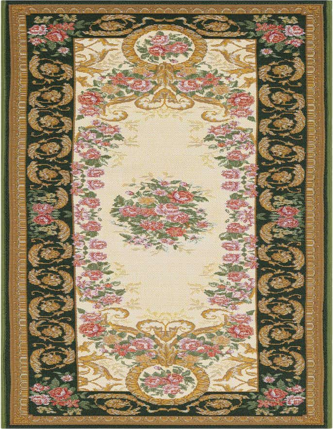 2' x 6' Easy-Clean Traditional Indoor / Outdoor Runner Rug