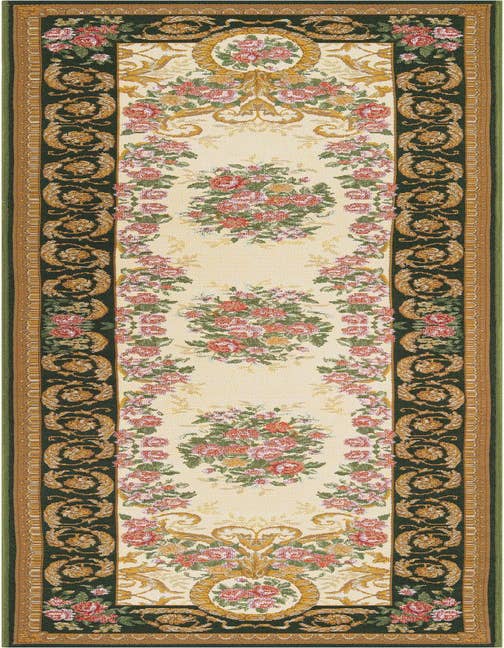 Detail image of 2' x 8' Easy-Clean Traditional Indoor / Outdoor Runner Rug