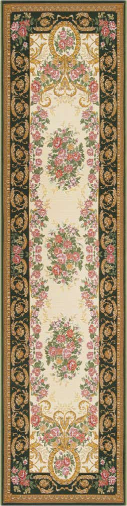 2' x 8' Easy-Clean Traditional Indoor / Outdoor Runner Rug