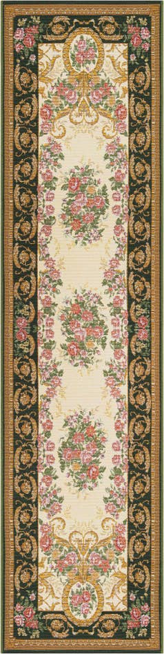 Detail image of 2' x 8' Easy-Clean Traditional Indoor / Outdoor Runner Rug