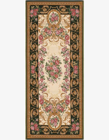 2' x 5' Easy-Clean Traditional Indoor / Outdoor Runner Rug