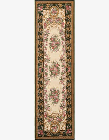 2' 7 x 10' Easy-Clean Traditional Indoor / Outdoor Runner Rug