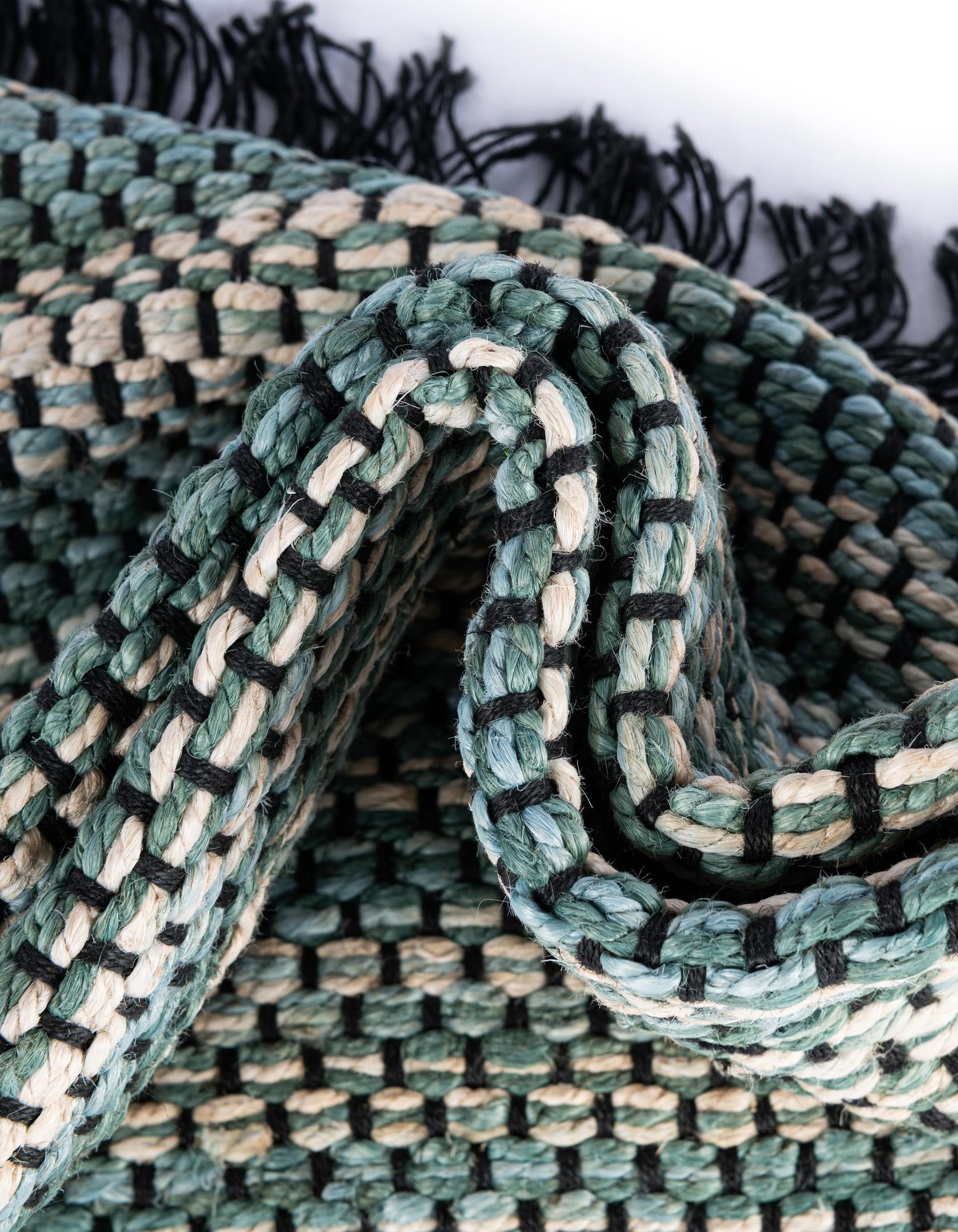 7' 10 x 7' 10 Chunky Jute Square Rug