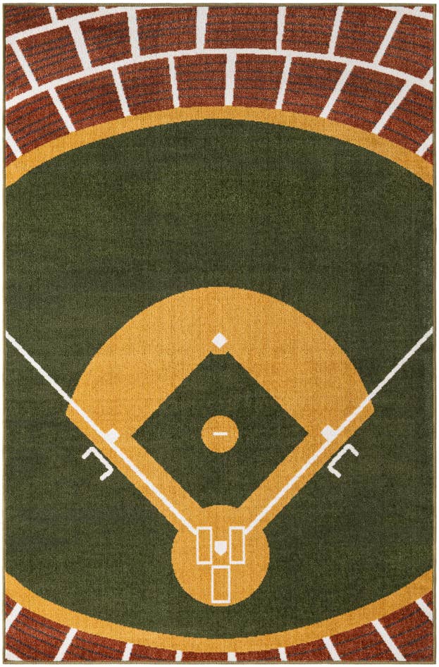 Detail image of 4' x 6' Sports Washable Rug