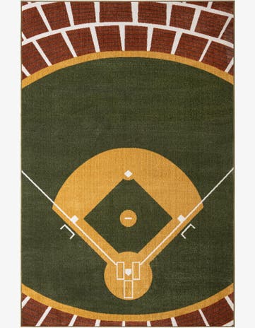 6' x 9' Sports Washable Rug