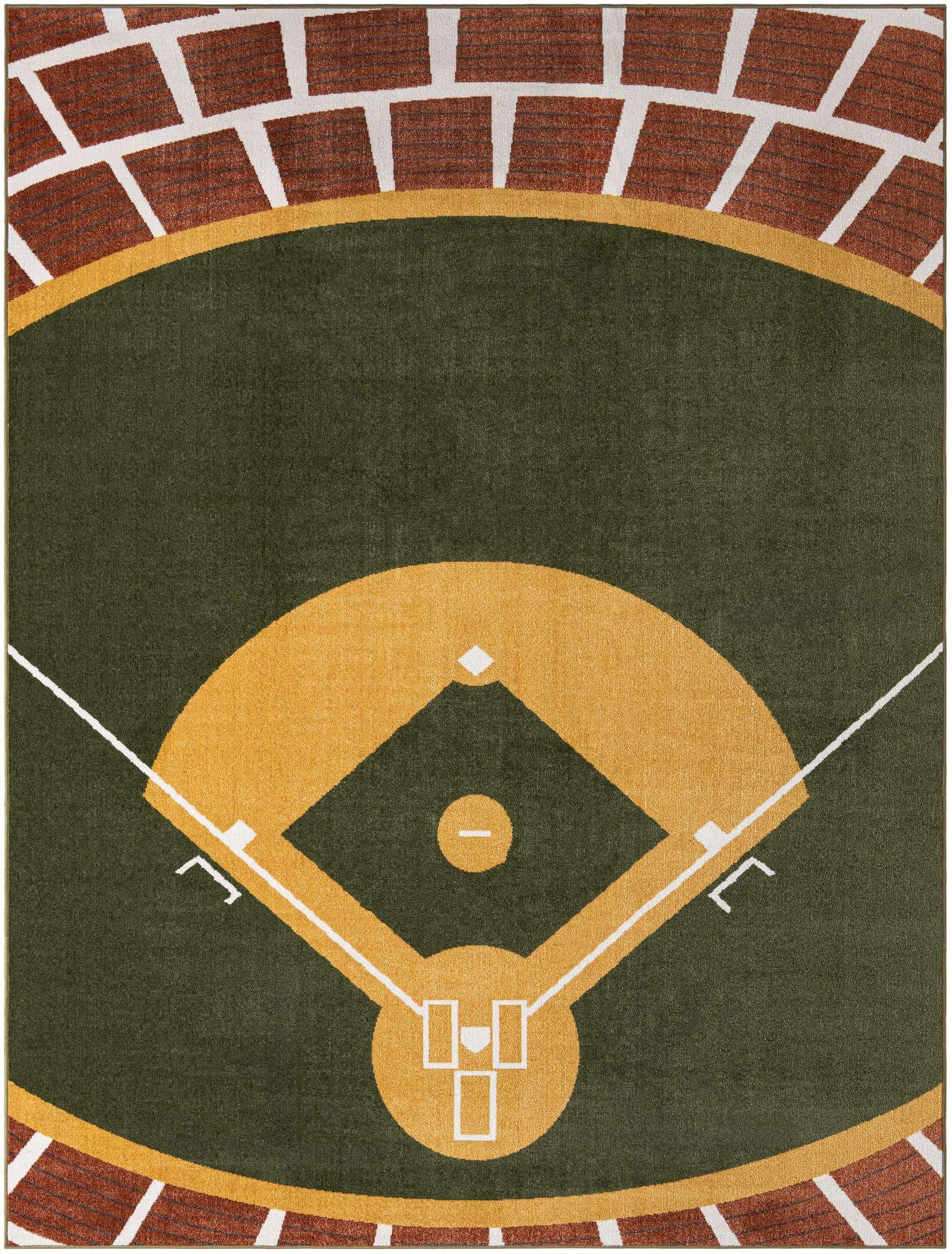 7' 10 x 10' Sports Washable Rug