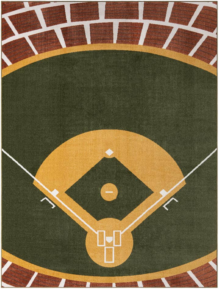 Detail image of 7' 10 x 10' Sports Washable Rug
