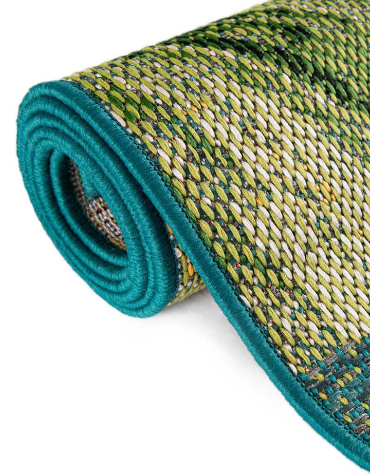 10' x 14' 2 Easy-Clean Botanical Indoor / Outdoor Rug